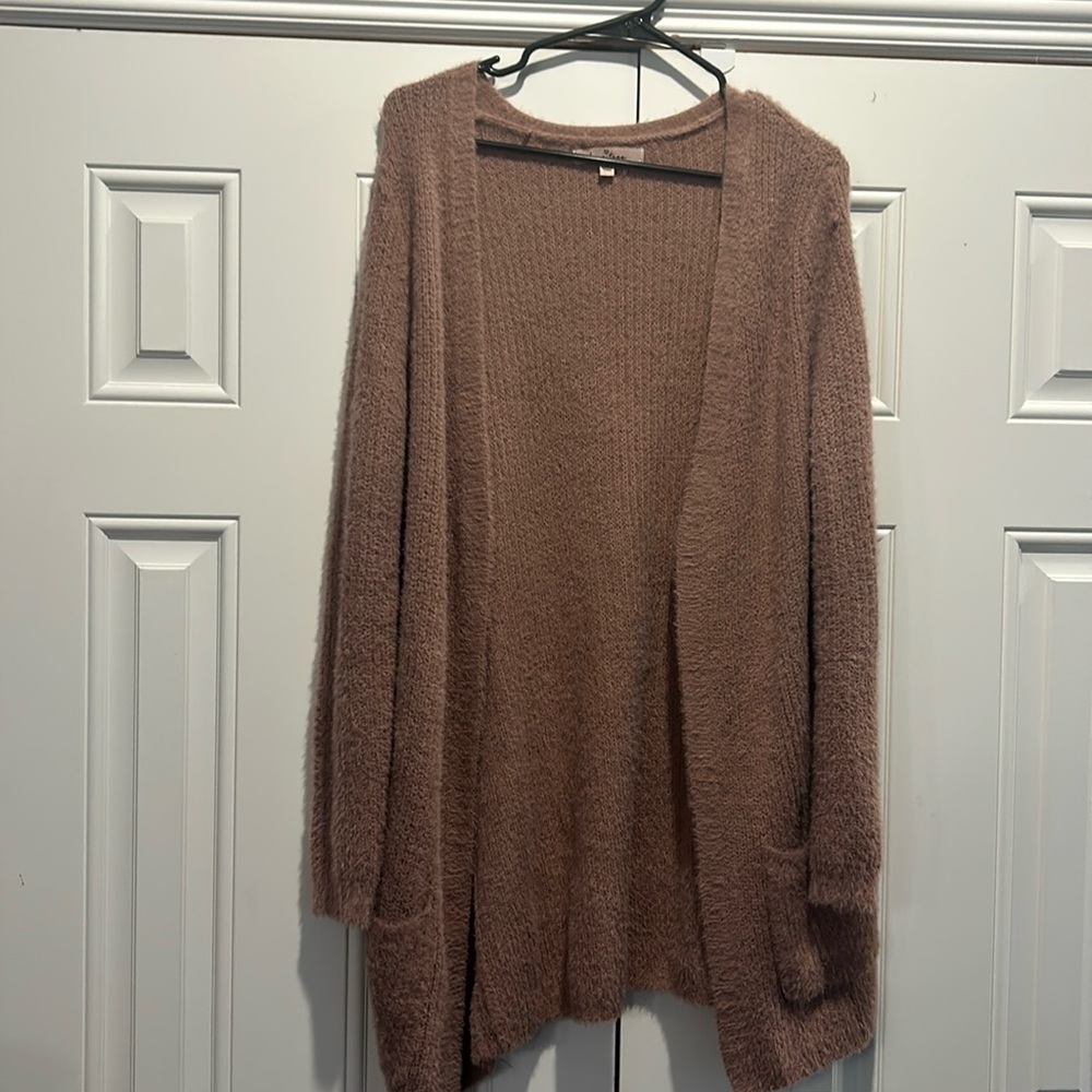 Pink boutique cardigan